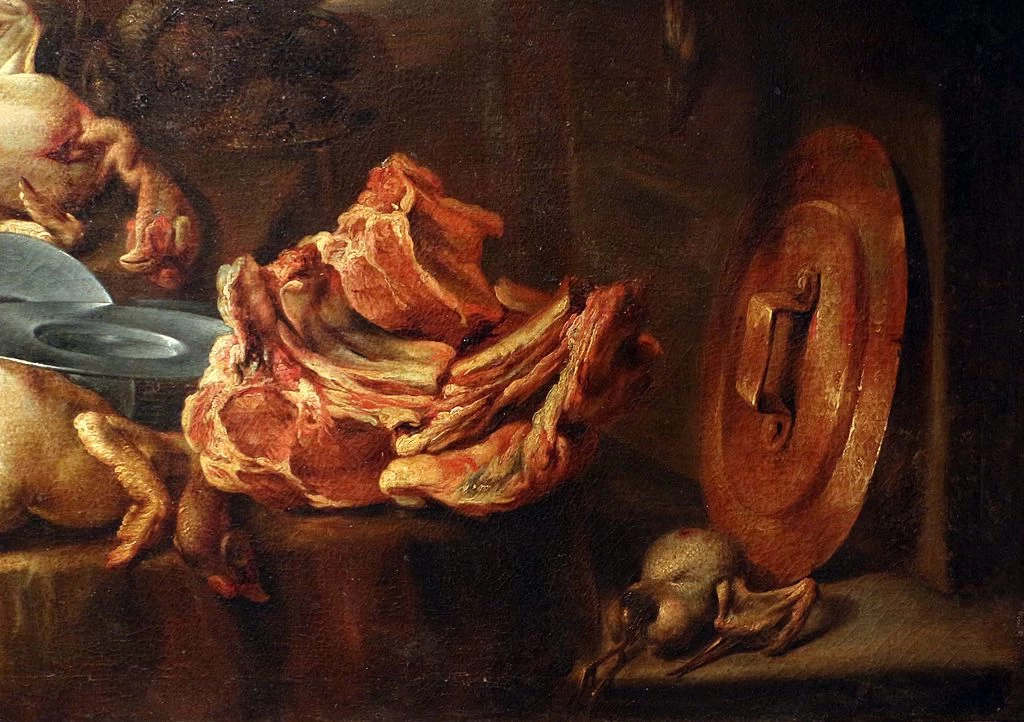 Carni macellate, pollame e bevitore - dettaglio 1